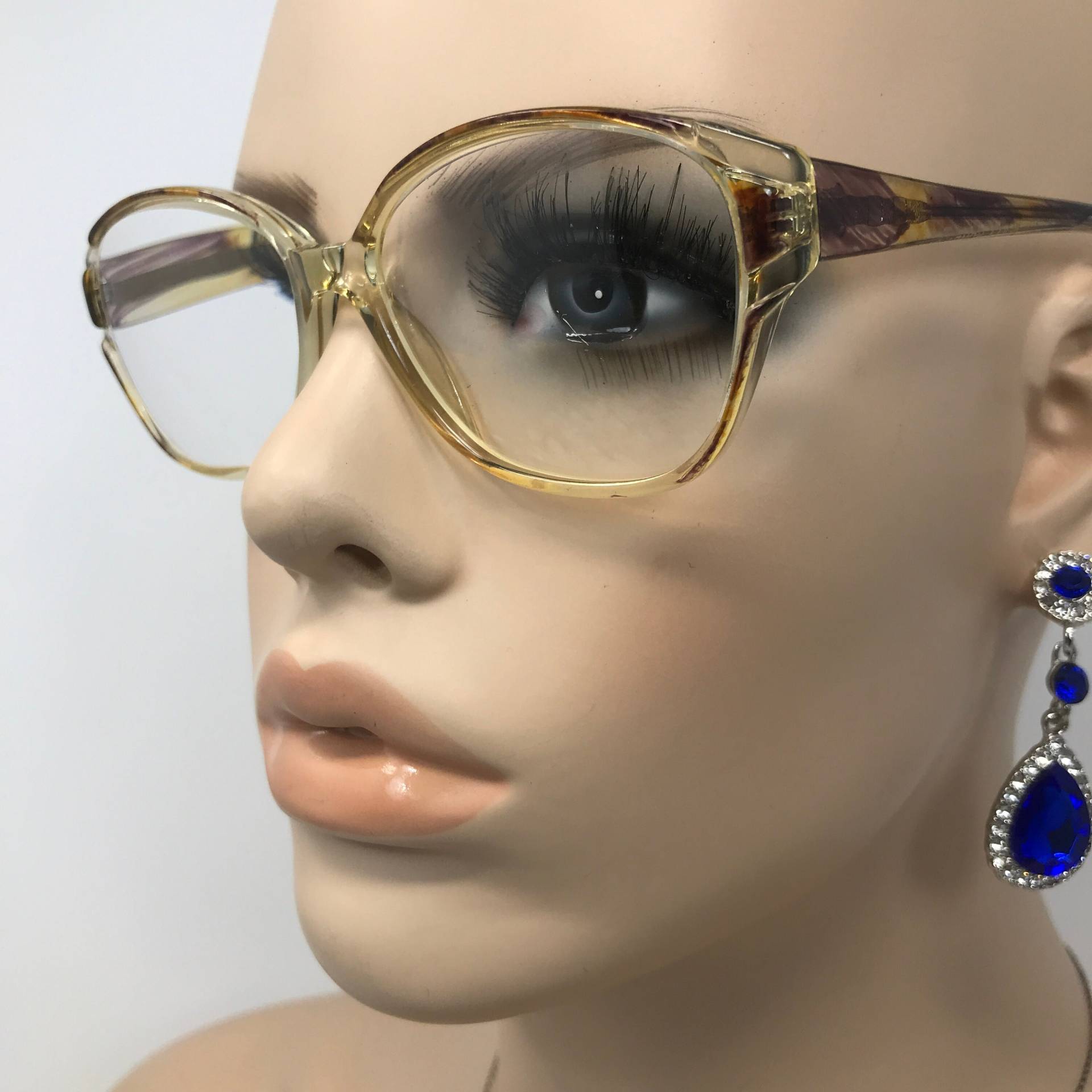 Vintage Pennine Polly Honey Brillen Brillengestell Klar Rosa Quadrat Gebraucht Brillengestelle Retro Vintage Pennine Polly Honey Brillen Brillengestell Klar Rosa Quadrat Gebraucht Brillengestelle Retro von VintageGlassesFrames