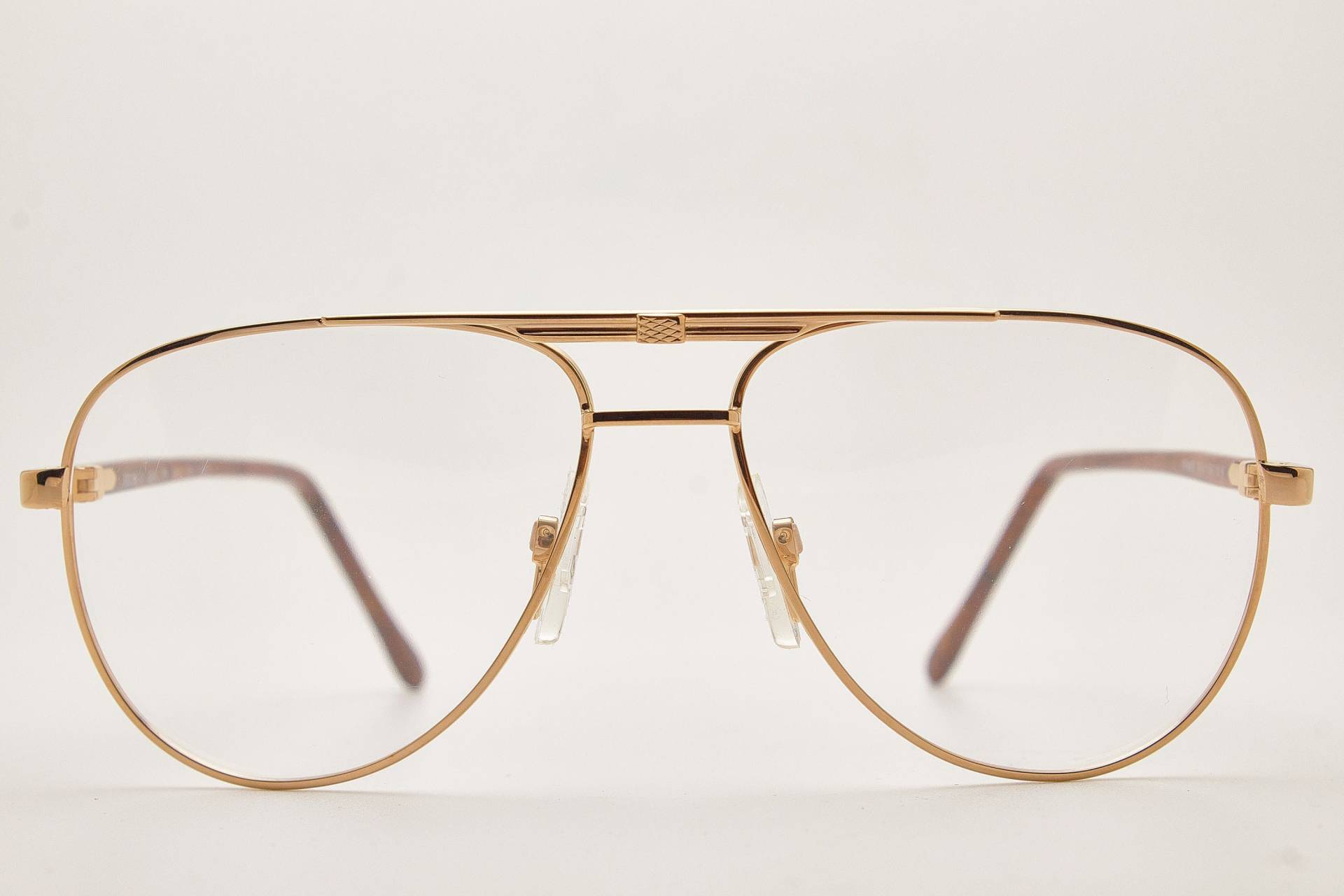 1980Er Jahre Brille/Herren Vintage Brillen Filos 4854 Braun Gold Metallrahmen/Hipster Brillen/Pilot Sonnenbrille/Oversizesonnenbrille/Aviator Brille von VintageGlassesVault