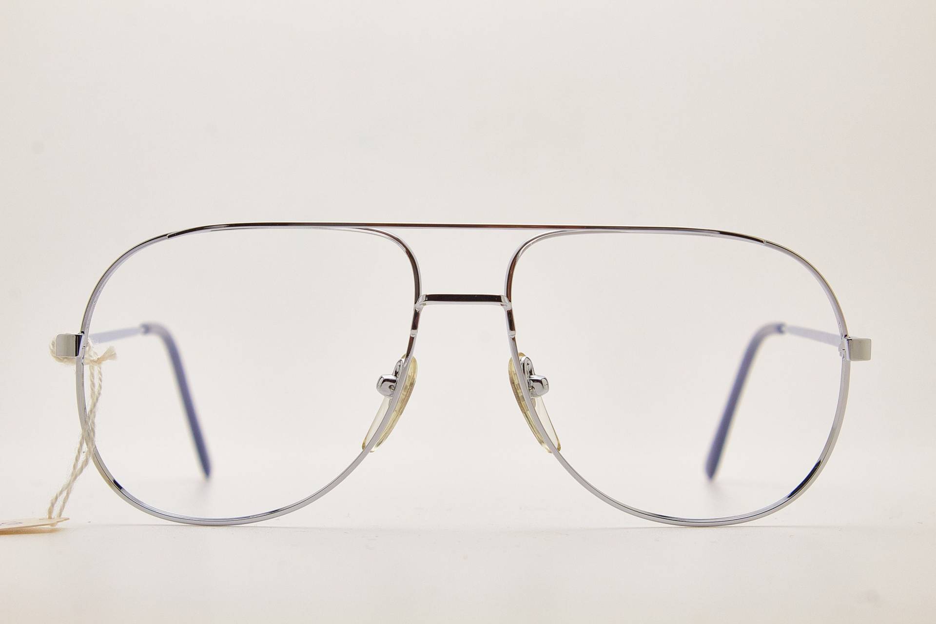 1980Er Jahre Brille/Männer Vintage Brillen Marcolin Village Blau Silber Rahmen/Hipster Brillen/Pilot Sonnenbrille/Oversize Sonnenbrille/Aviator von VintageGlassesVault