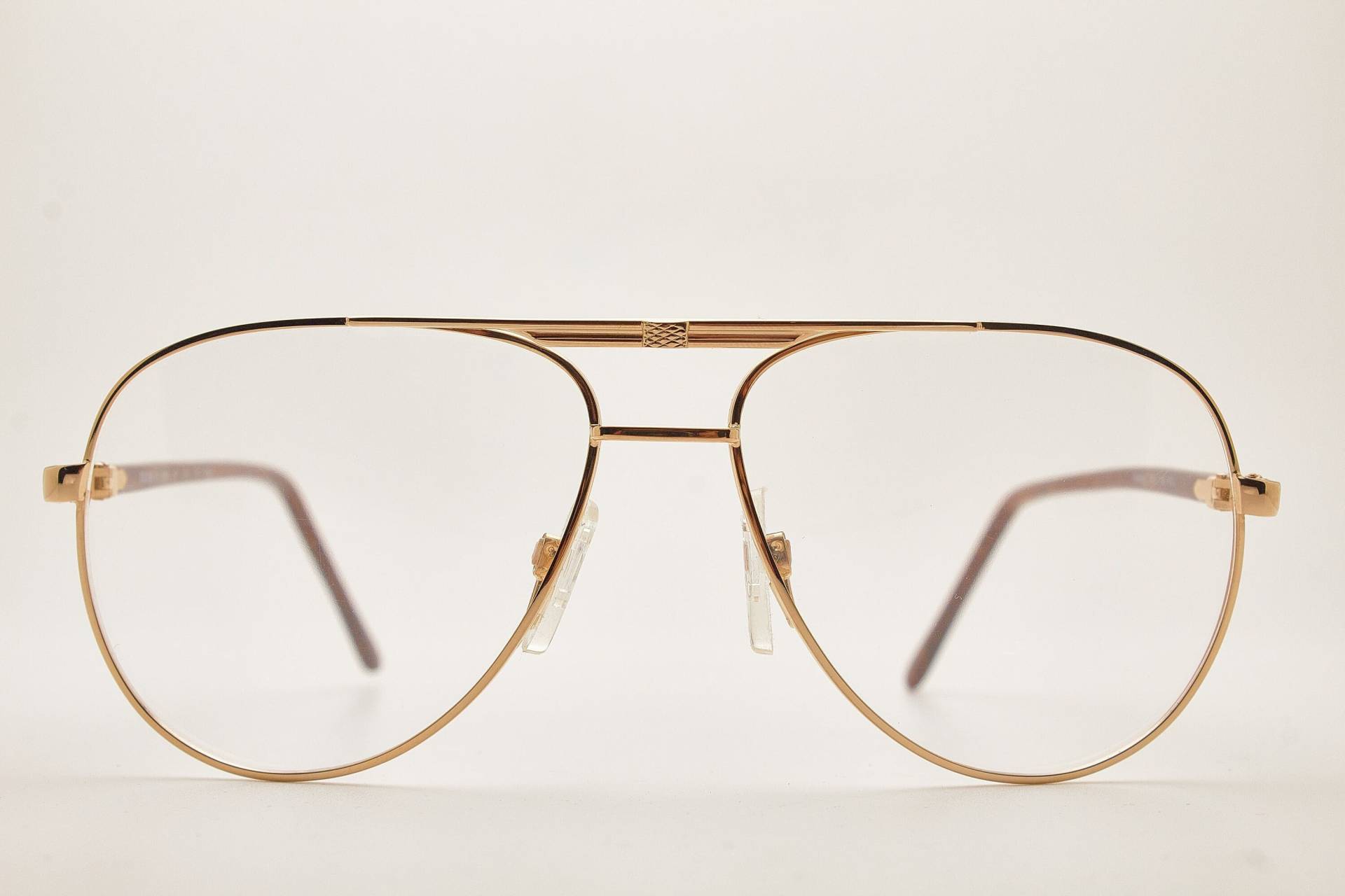 1980Er Jahre Brille/Men's Vintage Eyewear Filos 4854 Brown Gold Metal Frame/Hipster Brille/ Piloten Sonnenbrille/ Oversize Fliegerbrille von VintageGlassesVault