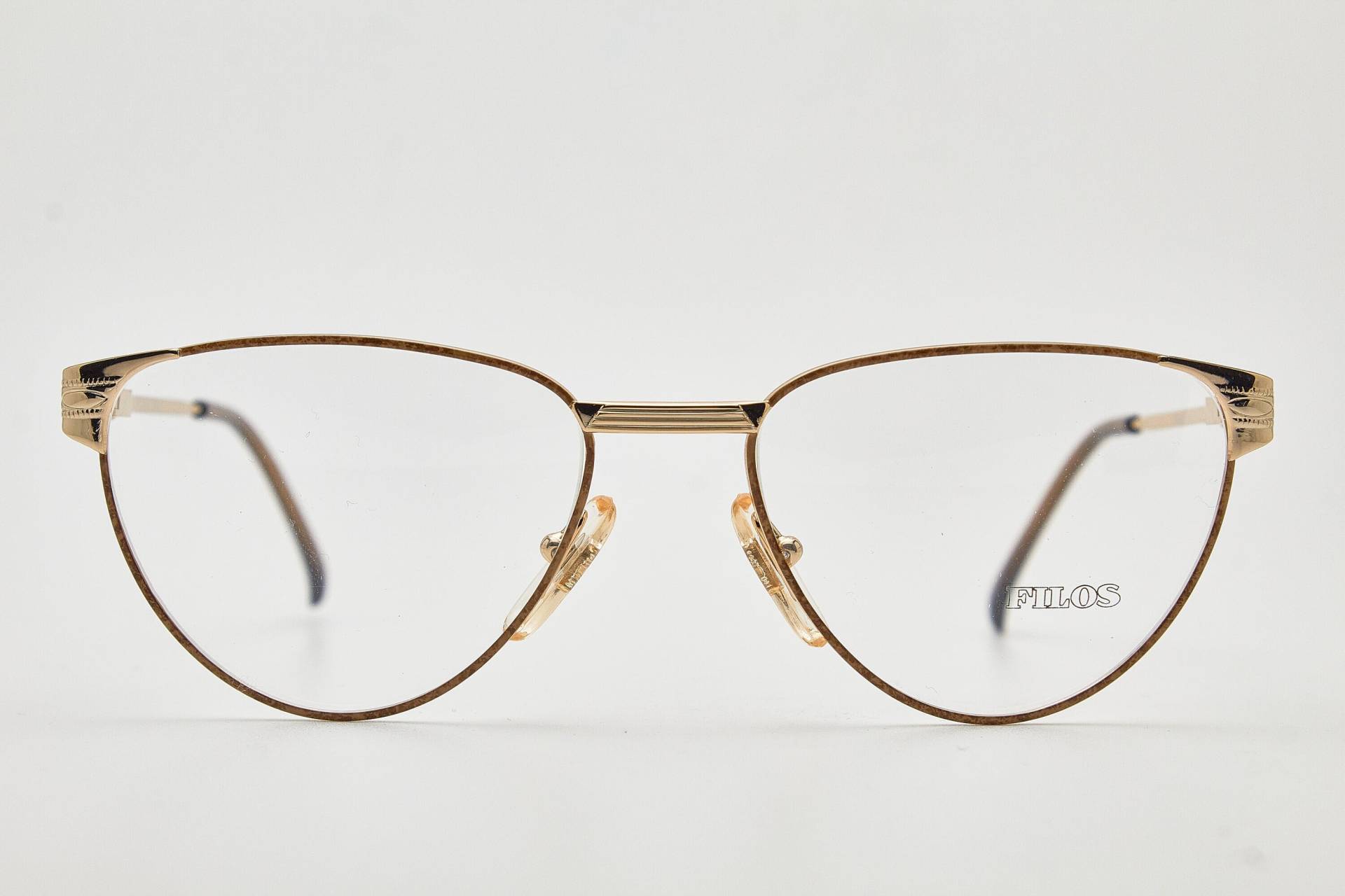 1980Er Jahre Brille Vintage Filos 5786 Gold Frame/Hipster Brille/Cateye Brille/Oversize Sonnenbrille Cateye/Vintage Brillenfassung von VintageGlassesVault