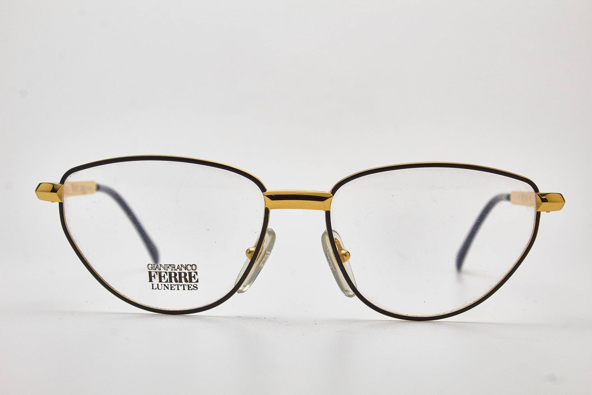 1980Er Jahre Brille Vintage Gianfranco Ferre Goldene /Cateye Brille/Oversize Sonnenbrille Cateye/Vintage Brillen/1980S von VintageGlassesVault