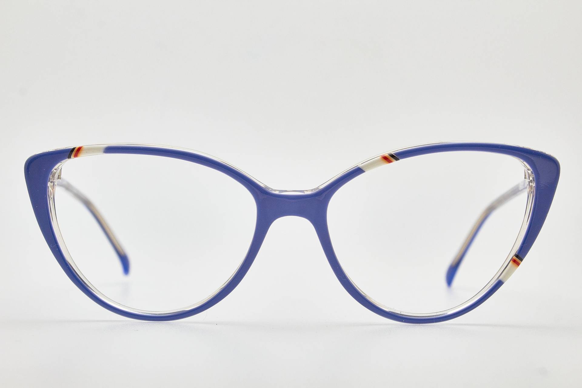 1980Er Jahre Brille Vintage Grasset Blau/Oversize Cateye Brille/Oversize Sonnenbrille Cateye/ Brillengestell von VintageGlassesVault
