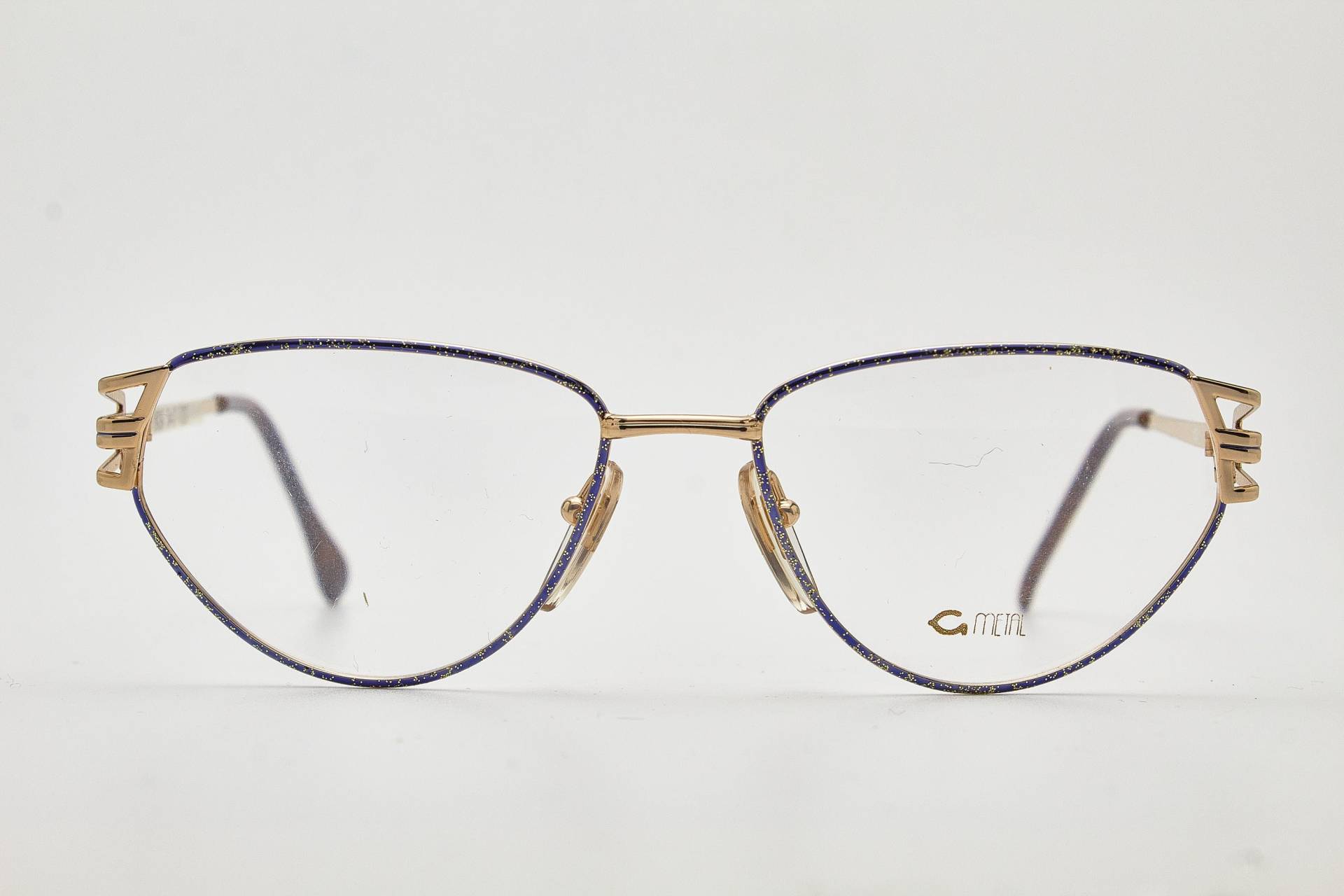 1980Er Jahre Brille Vintage Grasset Gold Rahmen/ Oversize Brillenfassung/ Cateye Brille/ Brillengestell von VintageGlassesVault