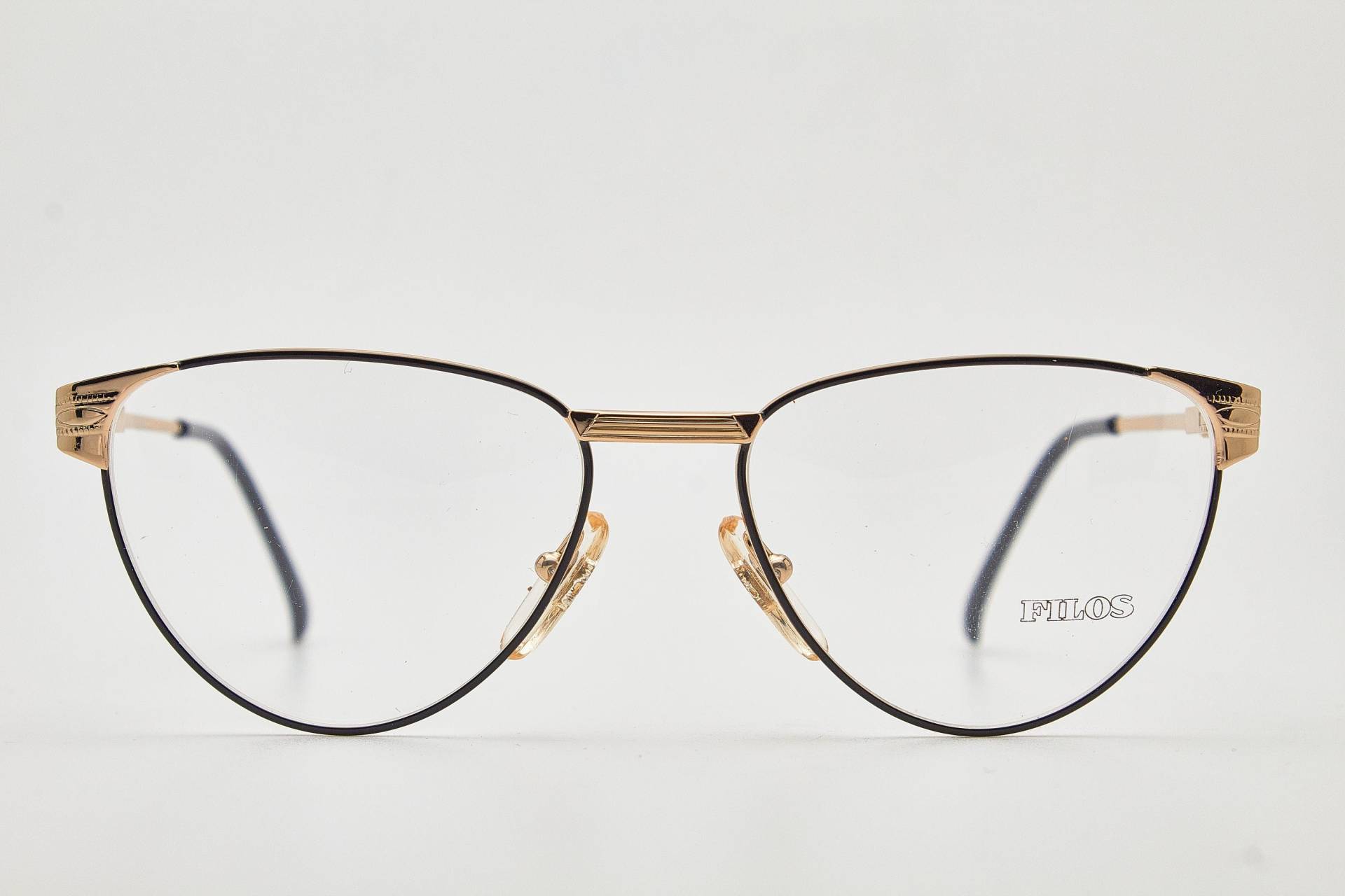 1980Er Jahre Brillen Vintage Filos 5786 Gold Rahmen/Hipster Brillen/Cateye Brillen/Oversize Sonnenbrillen Cateye/Vintage Brillen/1980Er von VintageGlassesVault