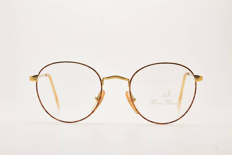 Back To 80Er Vintage Italien Oversize Runde Brille Pierre Daniel Pantos 48 A Gold Metall Hipsters Rahmen Frau Sonnenbrille Eyewear Boho Hippie von VintageGlassesVault