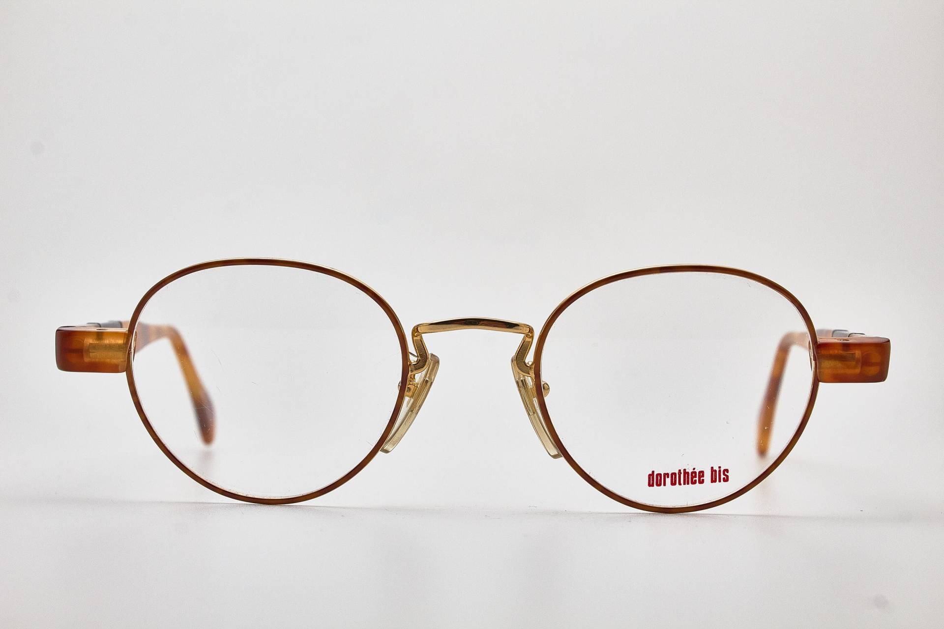 Dorothee Bis Ovale Brille/Goldene Brille/Ovale Brille/Vintage Brille/1980Er Sonnenbrille/Ovale Brille 1980Er/Brille Schildpatt von VintageGlassesVault