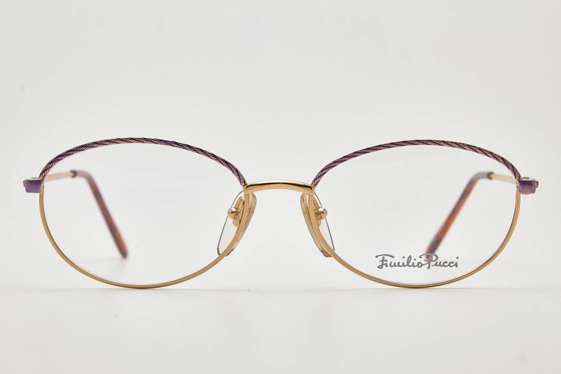 Emilio Pucci Ep 5213 Gold Ovaler Rahmen/Goldene Brille/Ovale Brille/Vintage Brille/80Er Sonnenbrille/Ovale Brille 1980Er von VintageGlassesVault