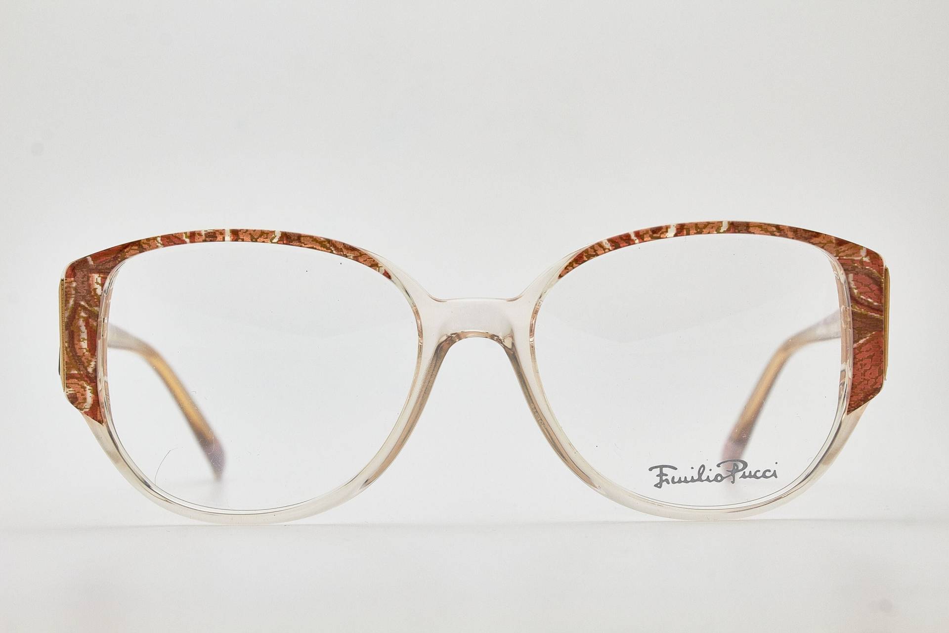 Emilio Pucci Vintage Brillengestell 1980Er Jahre Braun Klar Oversize Sonnenbrille Brillen Schmetterlingsgläser Damenbrillen Schmetterlingsbrillen von VintageGlassesVault