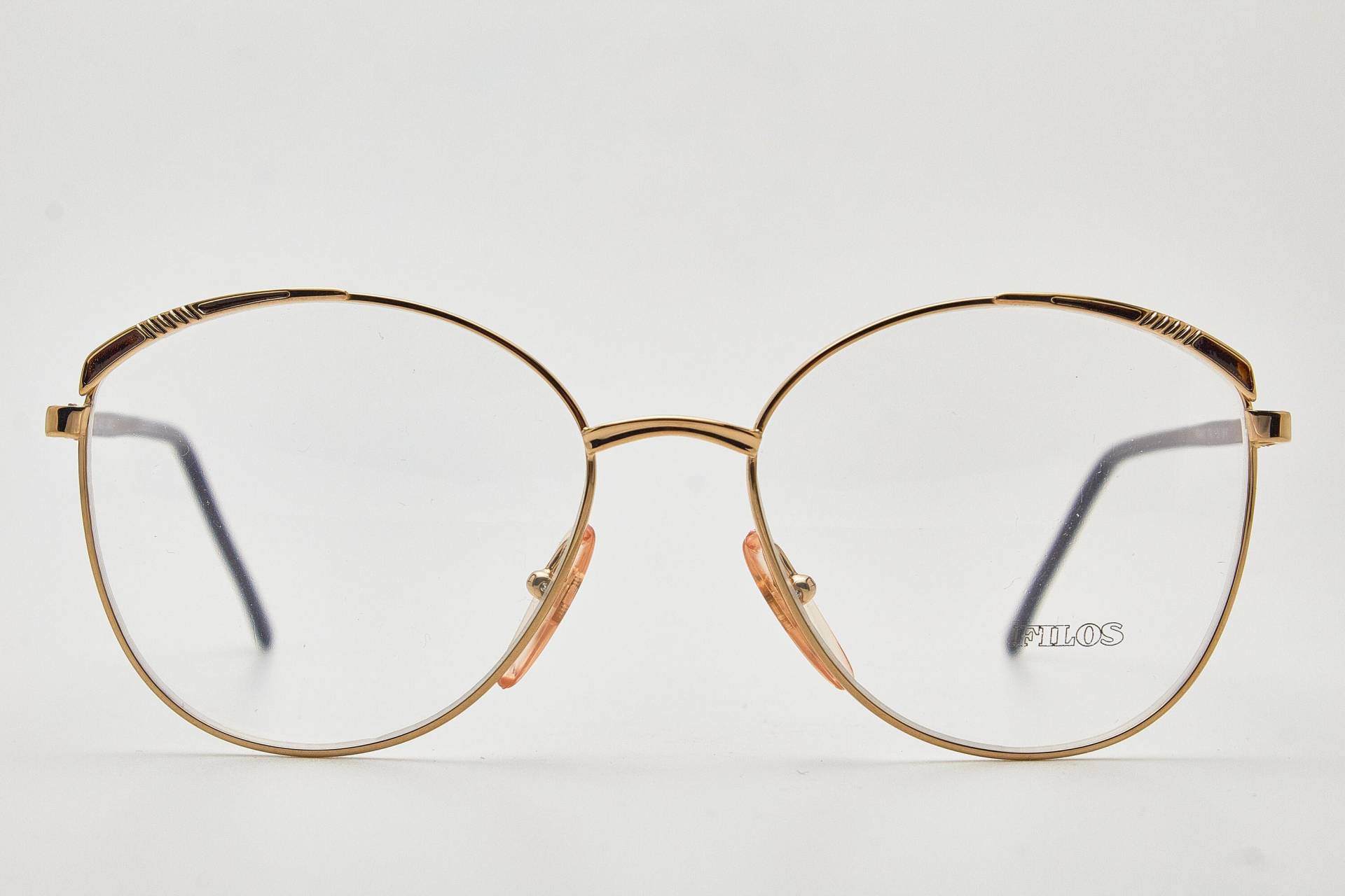 Filos 4405 Vintage Brillengestell 1980Er Jahre Kunststoff Oversize Sonnenbrille Brillenkette Damenbrille Schmetterlingsbrille Brillenfassung von VintageGlassesVault