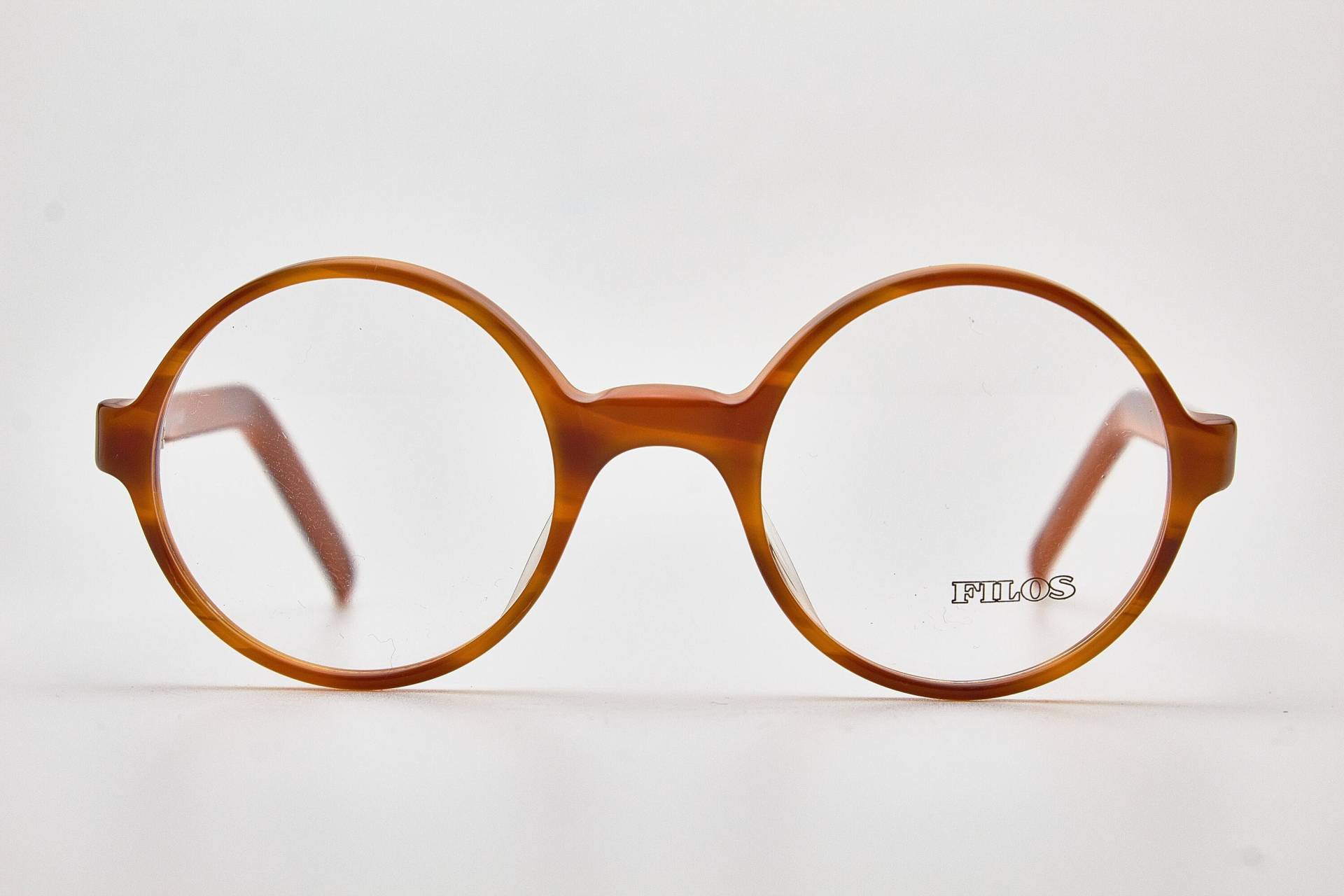 Filos 5510 08 44 Tortiose Runde Brille/Vintage Brille/Runde Brille Vintage/1990Er Jahre von VintageGlassesVault