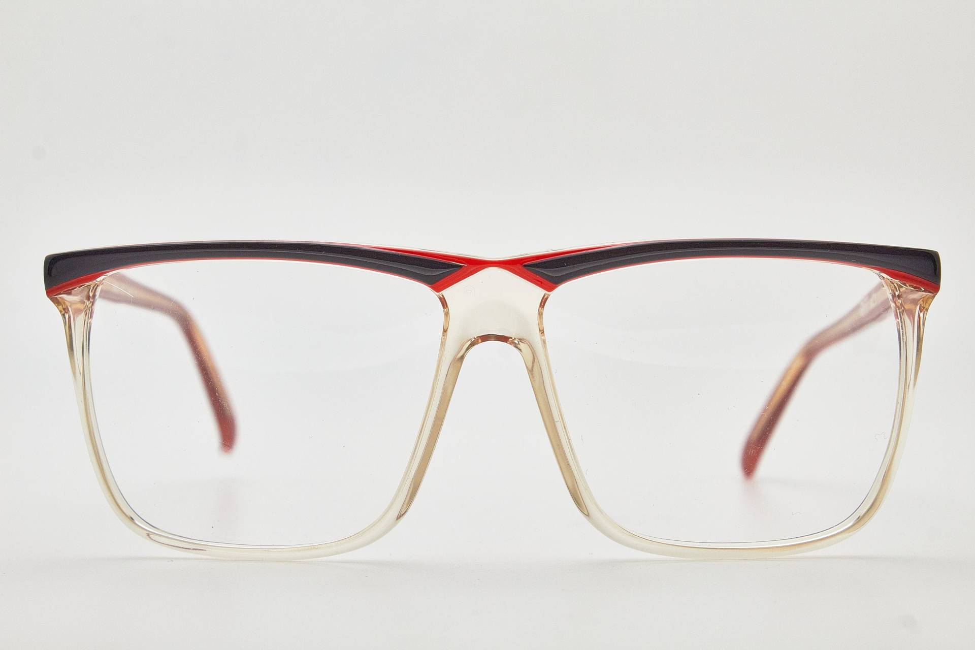 Grasset Vintage Brillen 1980Er Jahre Rot Klar Oversize Sonnenbrille Schmetterlingsgläser Damenbrillen Schmetterlingsbrillen von VintageGlassesVault