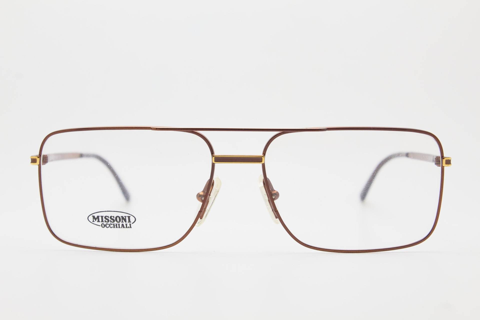 Missoni Vintage Brille M414 Brillengestell, Vintage Brillen 1980Er Jahre, Oversize Pilotenbrillen, 80Er Sonnenbrillen von VintageGlassesVault