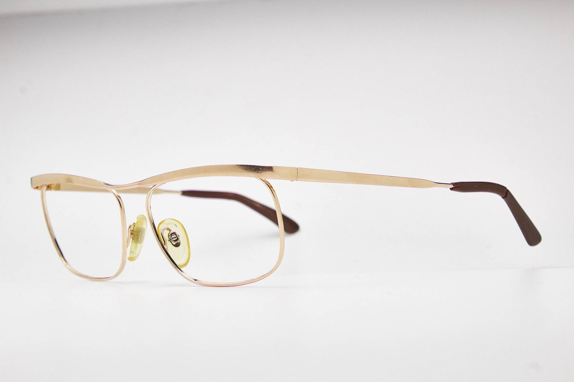 Rodenstock Brille Carltone Flach 12K Gp Rahmen, Vintage 1980Er Jahre, Fliegerbrille, Oversize Sonnenbrille, Pilotenbrille, 80Er von VintageGlassesVault