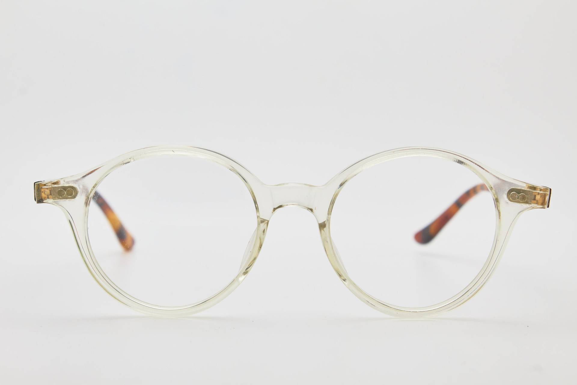 Runde Brille 1980Er Jahre Nouvelle Vague Dan Tortoise Frame/Hipster Brille/Runde Brille/Vintage von VintageGlassesVault