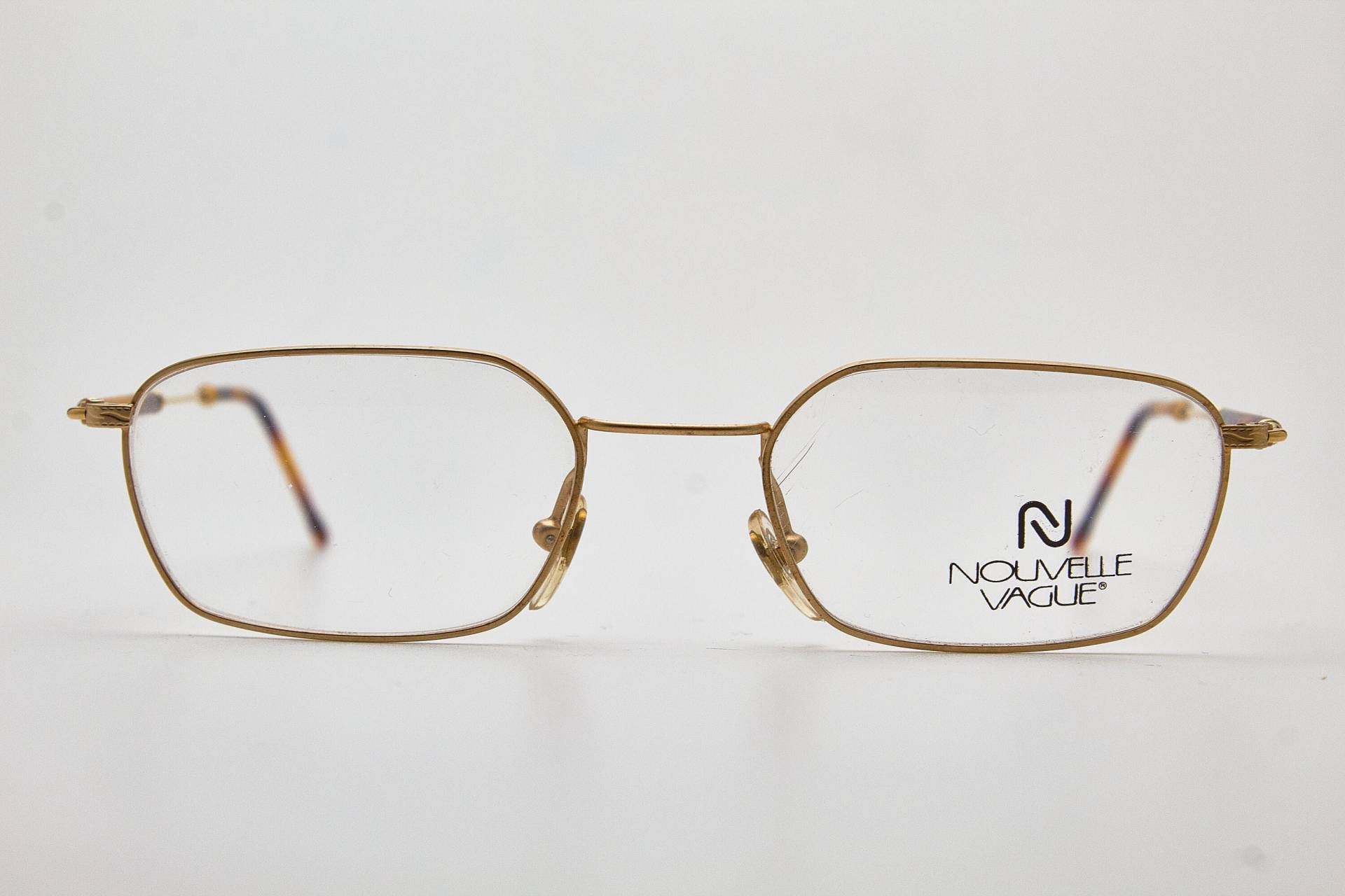 Runde Brille 1980Er Jahre Nouvelle Vague Pink Brown Gold Rahmen/Hipster Brillen/Runde Brillen/Vintage Brillen/1980Er Sonnenbrillen/Runde Brillen von VintageGlassesVault