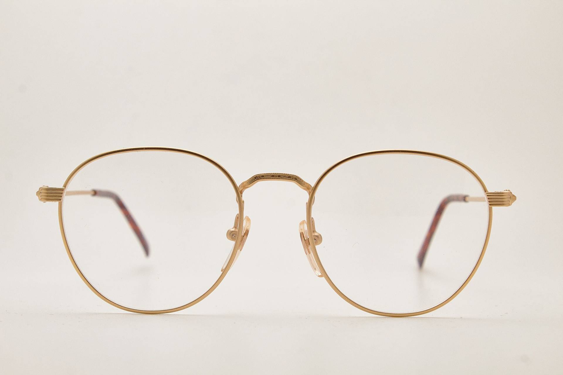 Runde Brille 1980Er Jahre Optical Custom Order Goldene/Hipster Brillen Vintage Sonnenbrillen von VintageGlassesVault