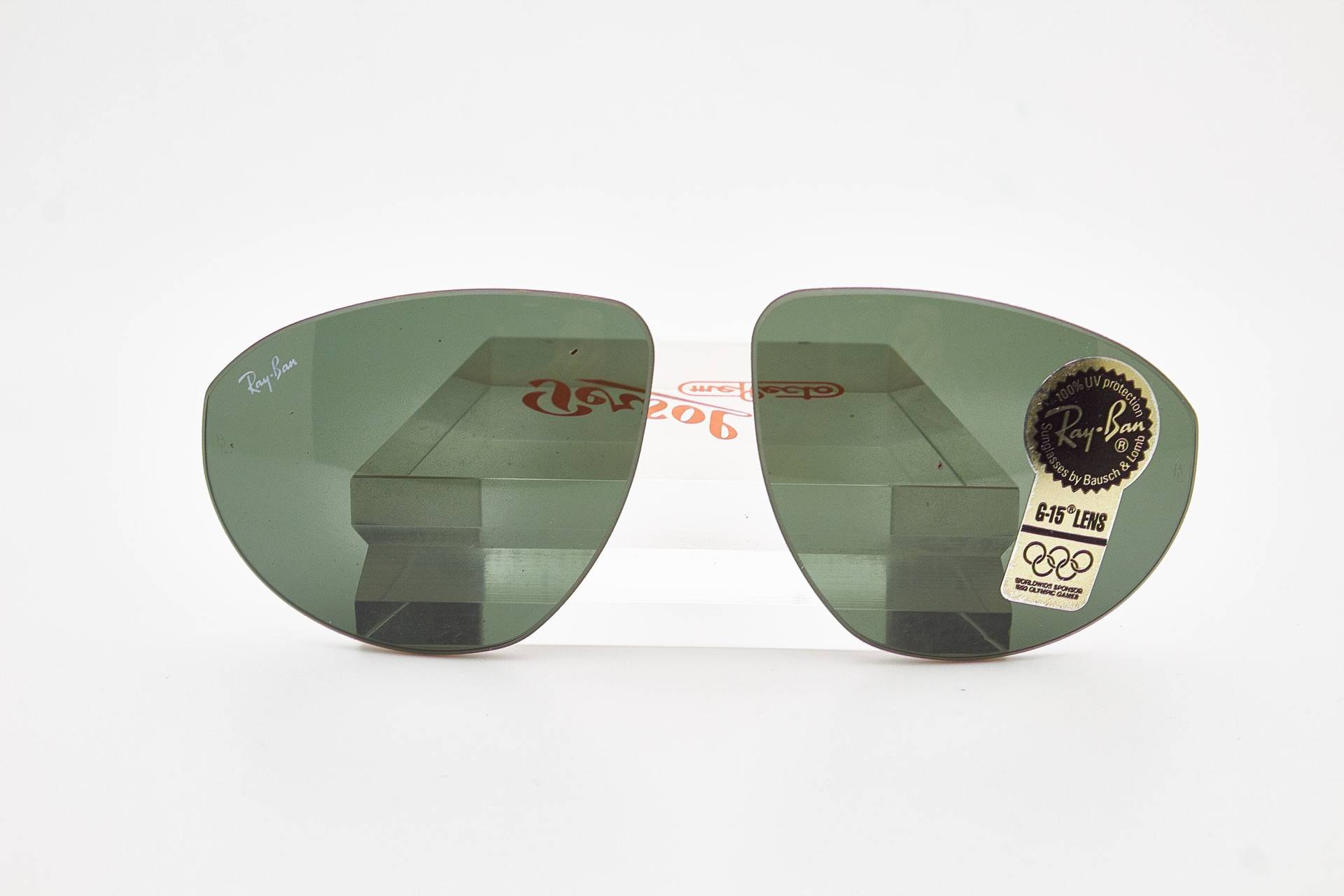 Vintage Brille 80Er Jahre/Ray Ban Fashion Metal Lenses G-15 60 B&l/Aviator Brille, Oversize Sonnenbrille, Ray Ban Sonnenbrille von VintageGlassesVault