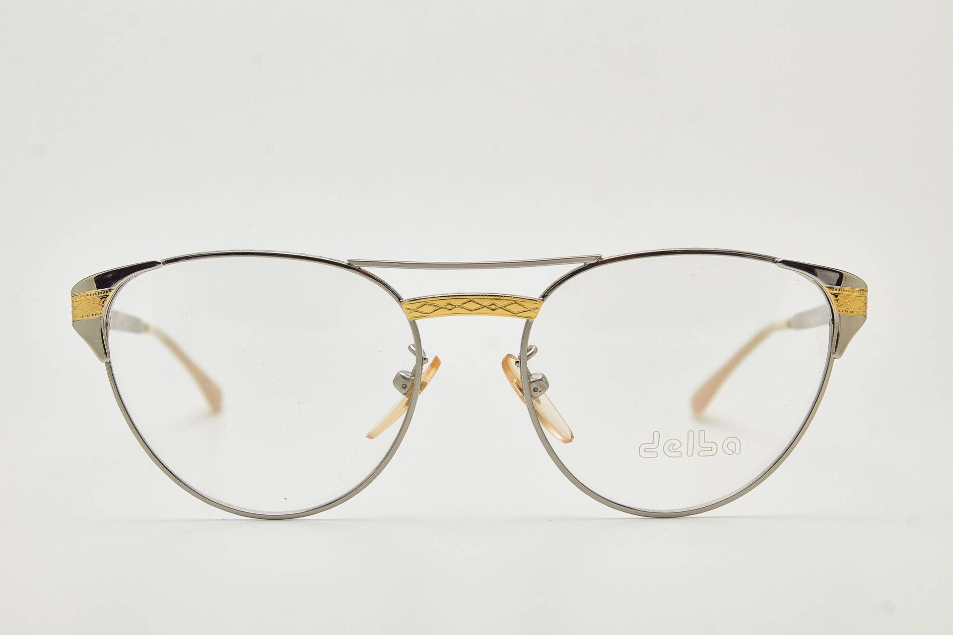 Zurück Zu 80Er Jahre Vintage Frau Oversize Brille Delba Ch08 24Kr Vergoldet 56-18 Metall Poliert Hipsters Rahmen Cateye Sonnenbrille Brillen von VintageGlassesVault