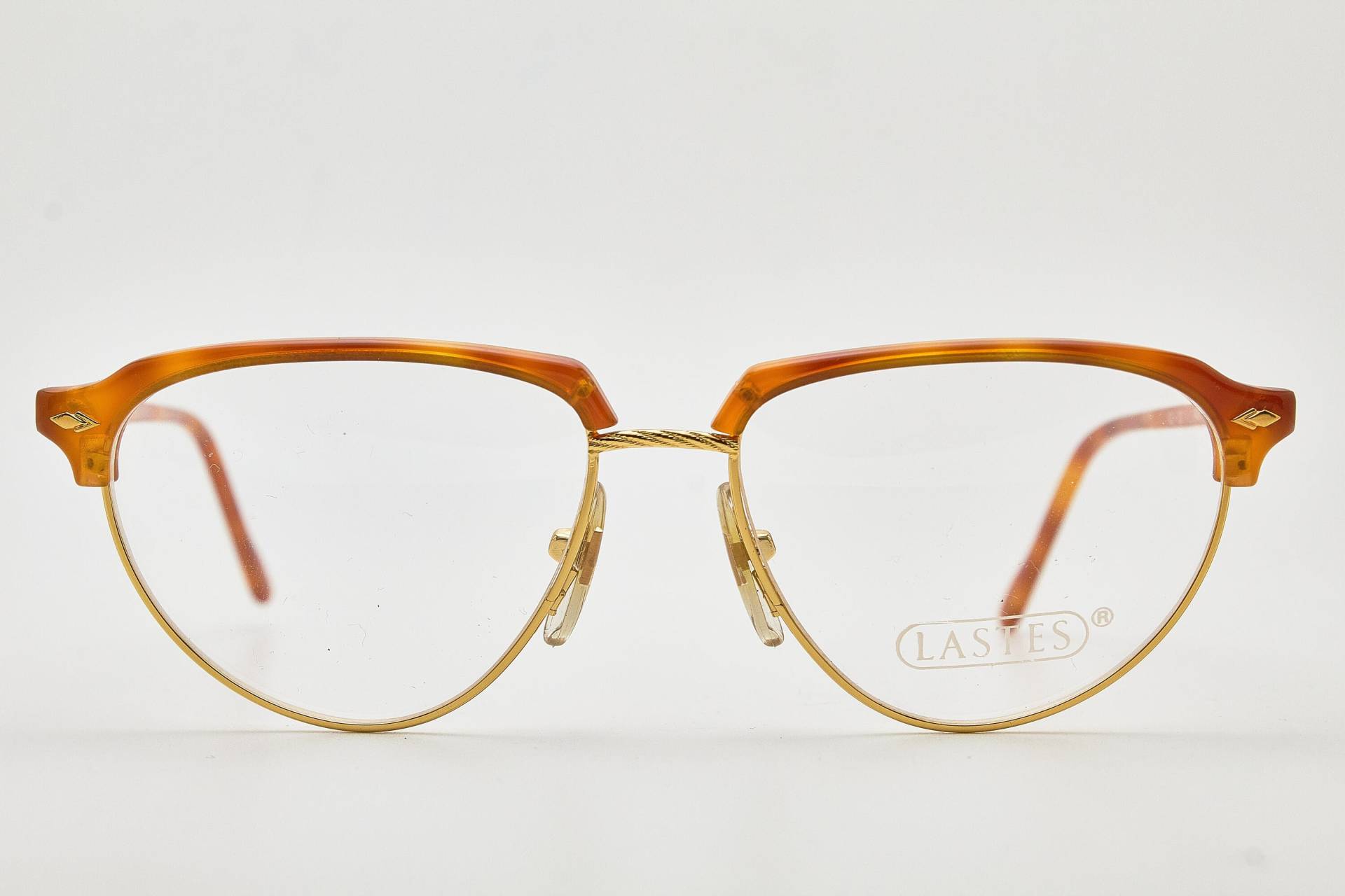 Zurück Zu 80Er Vintage Frau Oversize Brillen Lastes Liberty 4 415 52-20 Braun/Gold Hipster Mode Rahmen Cat-Eye Sonnenbrille von VintageGlassesVault