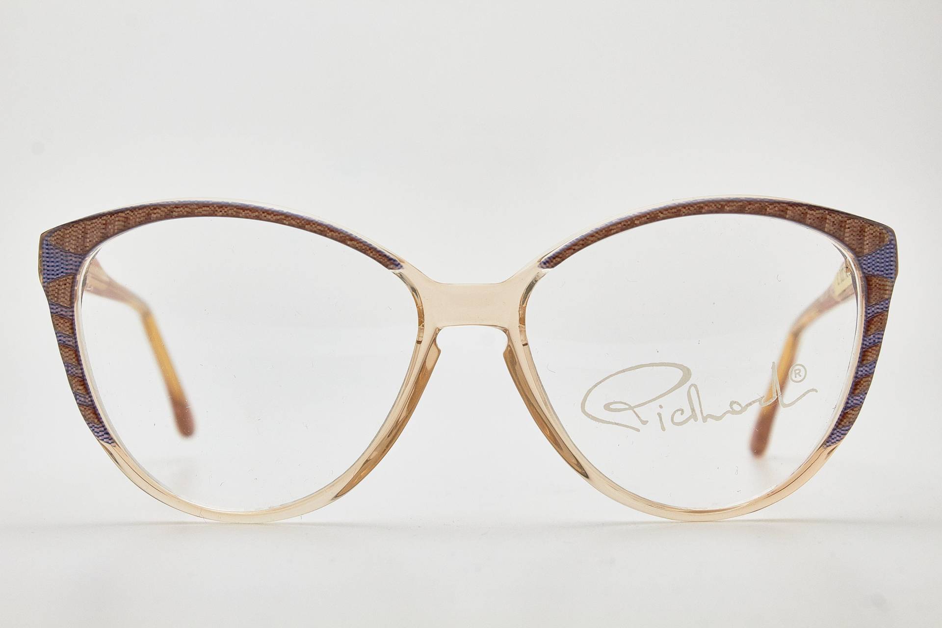 Zurück Zu 80Er Vintage Frau Schmetterling Oversize Brillen Richard 007 56-17 Braun/Klar Hipster Mode Rahmen Cat-Eye Sonnenbrille von VintageGlassesVault