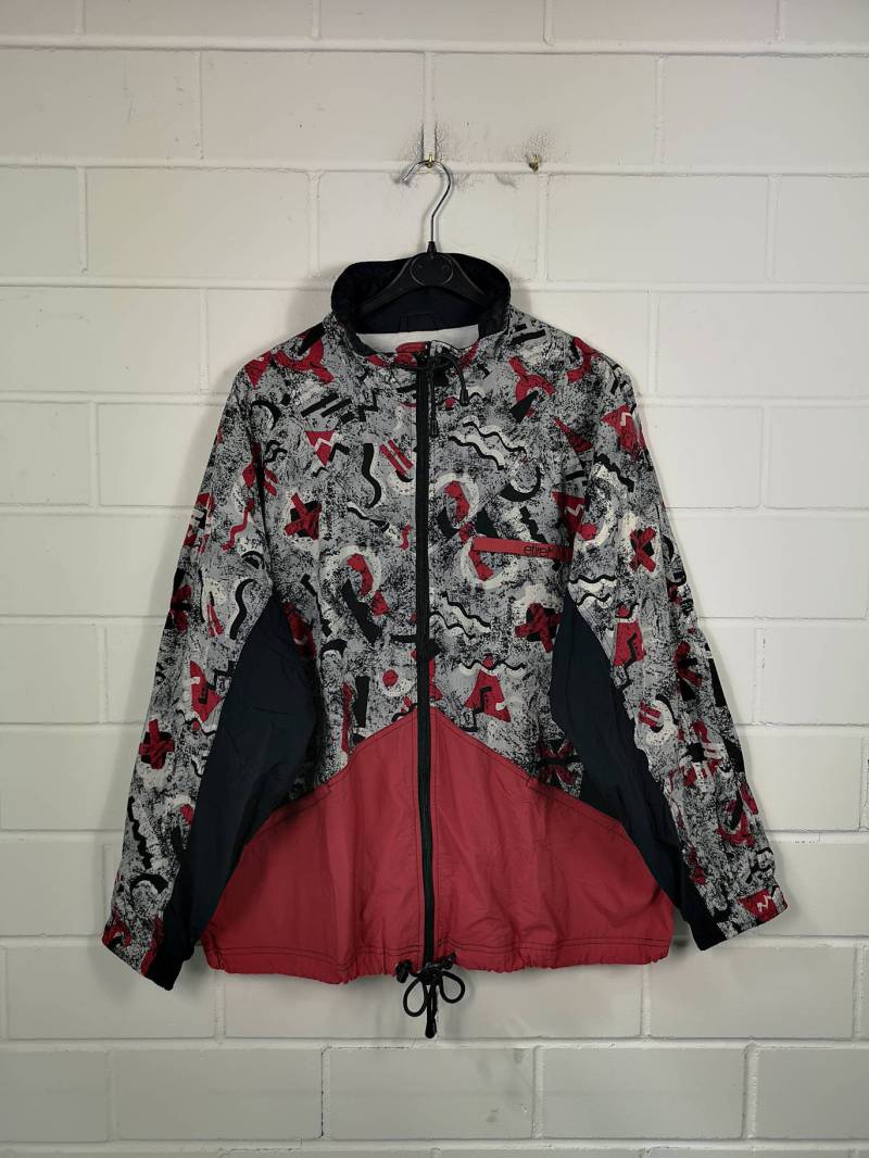 Vintage Etirel Women Size L Crazy Pattern Shelljacket Windbreaker Jacket 80S 90S von VintageGoereBerlin