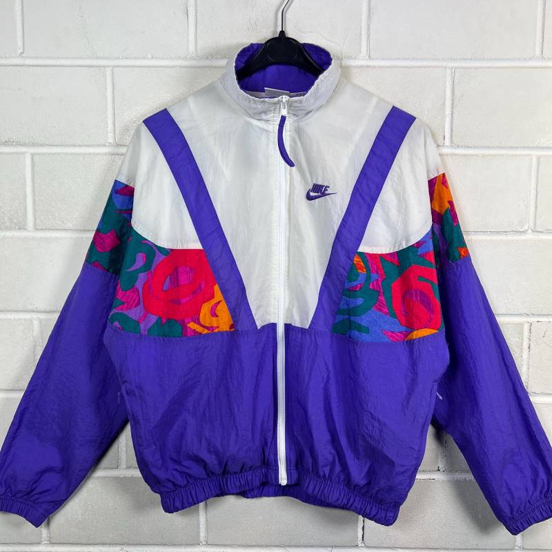 Vintage Nike Women's Size M Shelljacket Sportsjacket Windbreaker Old School Jacket Retro 80S 90S von VintageGoereBerlin