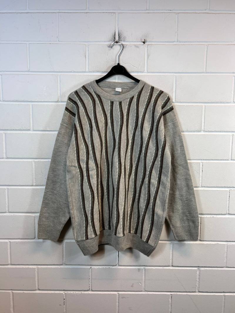 Vintage Pullover Size M Crazy Pattern Knit Sweater 90S Y2K von VintageGoereBerlin