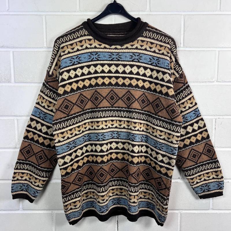 Vintage Pullover Women's Size M - L Knit Sweater Crazy Pattern 80S 90S Vintage Pullover Women's Size M - L Knit Sweater Crazy Pattern 80S 90S von VintageGoereBerlin