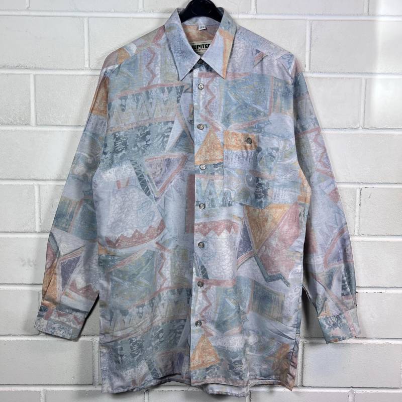 Vintage Shirt Size S - M Crazy Pattern Hemd Langarmshirt Longsleeved 80S 90S Vintage Shirt Size S - M Crazy Pattern Hemd Langarmshirt Longsleeved 80S 90S von VintageGoereBerlin