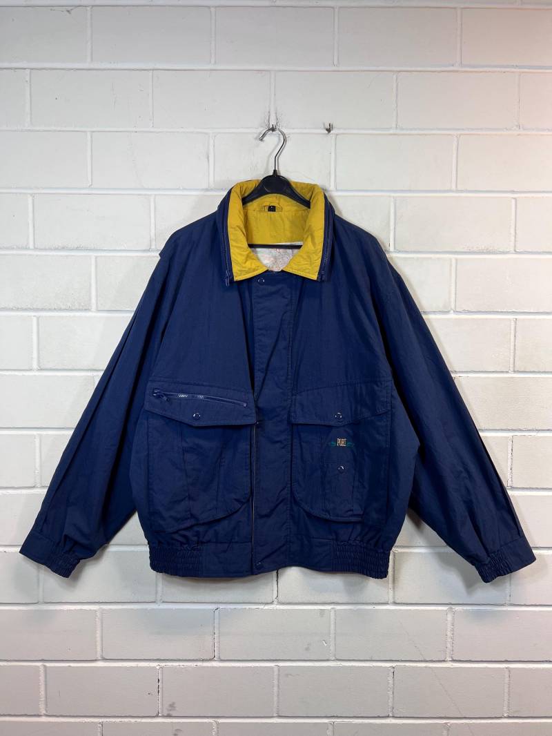 Vintage Size L - Xl Blouson Light Jacket Bomber Transitional Hoodie 80S 90S von VintageGoereBerlin