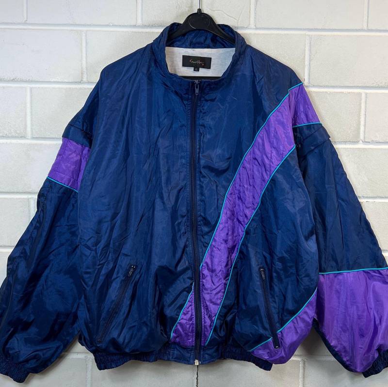 Vintage Size Xl Shelljacket Sportjacket Windbreaker Vest Weste Old School Jacket Retro 80S 90S von VintageGoereBerlin