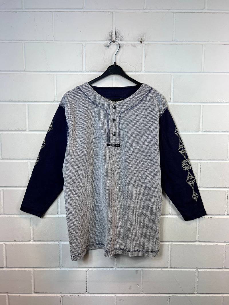 Vintage Uncle Sam Size Xs/S Sweatshirt Sweater Buttons 90S von VintageGoereBerlin