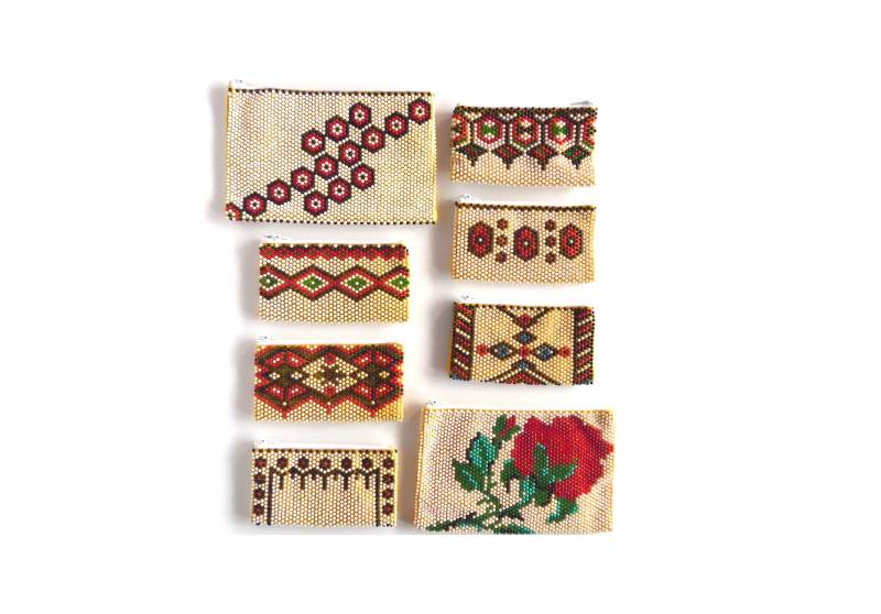 60Er Perlentasche Täschen "Ethno" Kunststoff Auswahl Neu von VintageGoodsLovers