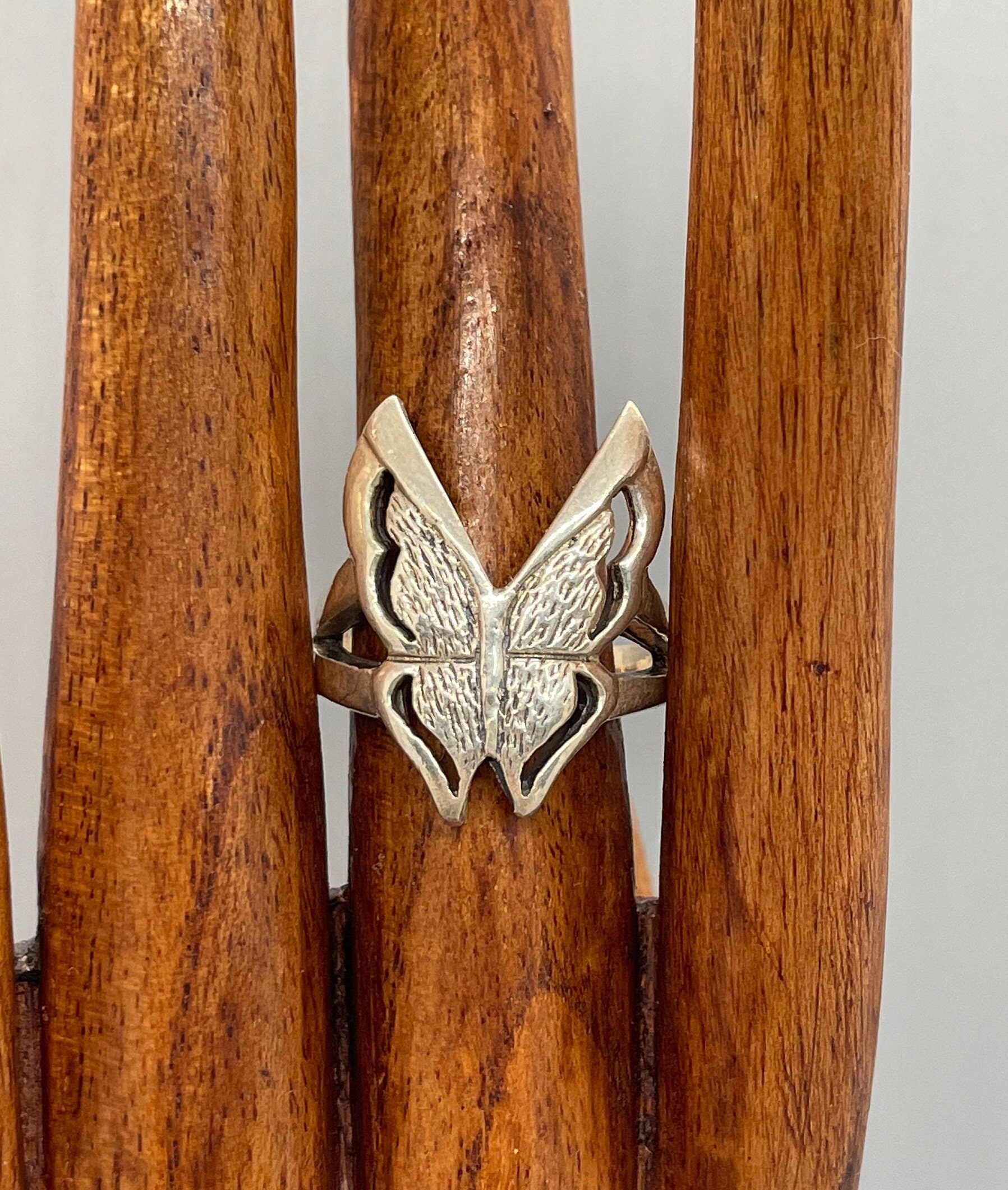 sterling Silber Schmetterling Ringgröße 9, 5 von VintageHarmoni