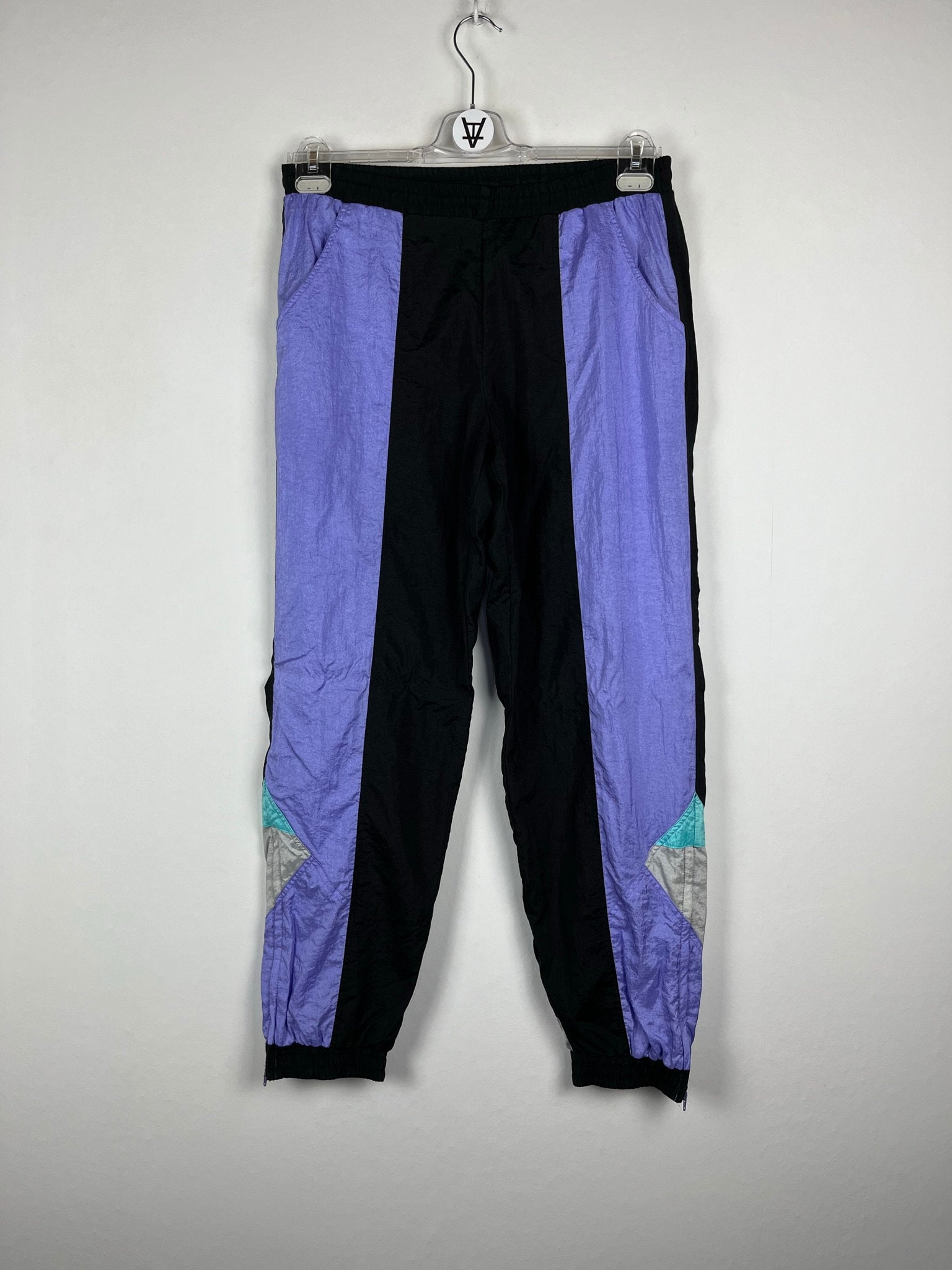 Vintage Jogginghose | Retro Trainingshose Oversize Sporthose Abstractes Muster 90S Trainingsanzug Hose Oldschool Jogger von VintageHausDE