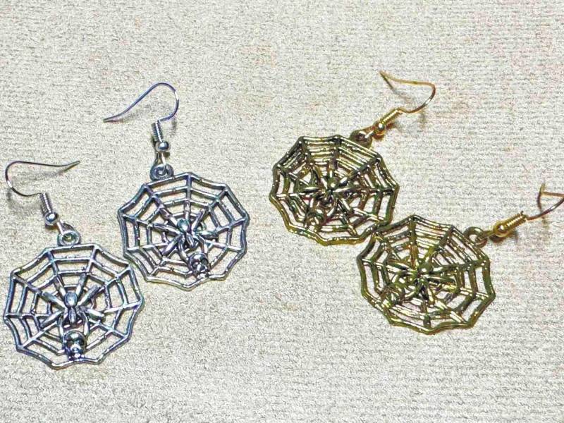 Verkauf Spinnennetz Baumelnde Ohrringe | Mittwochs Spinnwebenzauber Halloween Cosplay Kostüm Schmuck Verkauf Spinnennetz Baumelnde Ohrringe | Mittwochs Spinnwebenzauber Halloween Cosplay Kostüm Schmuck von VintageHomage