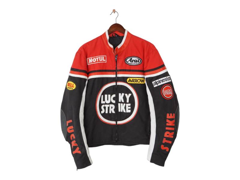 Seltene Vintage Racing Lucky Strike Jacke Größe M von VintageHouseBerlin