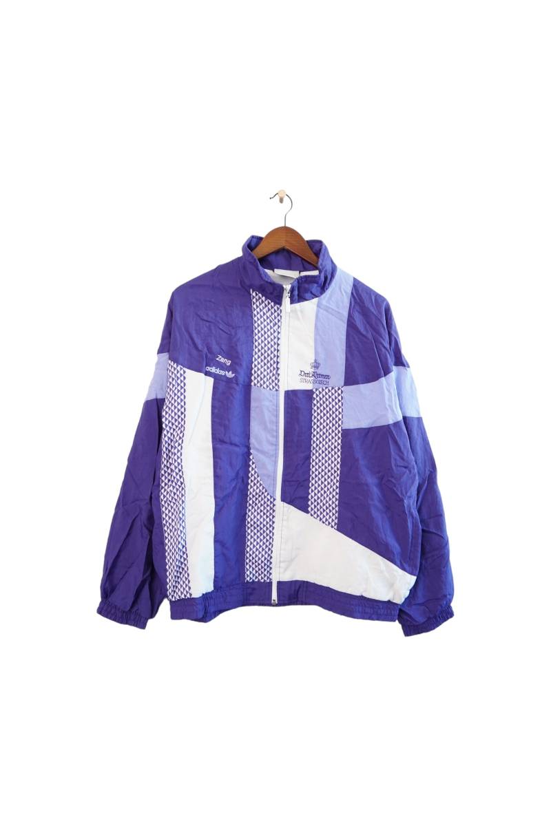 Vintage Adidas Windbreaker Shell Jacke Größe M von VintageHouseBerlin