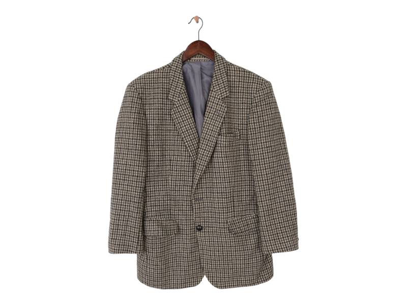 Vintage Check Blazer Größe M von VintageHouseBerlin