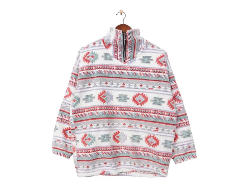 Vintage Fleece Pullover Größe M von VintageHouseBerlin