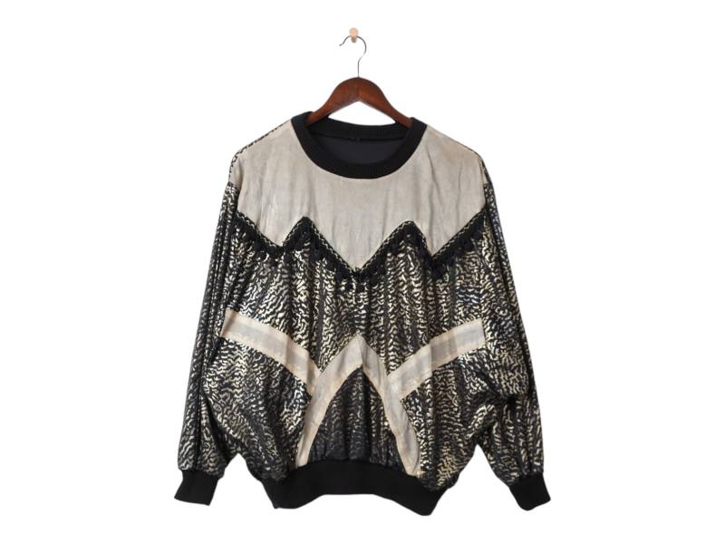 Vintage Handgemachter Pullover Sweatshirt Größe M von VintageHouseBerlin