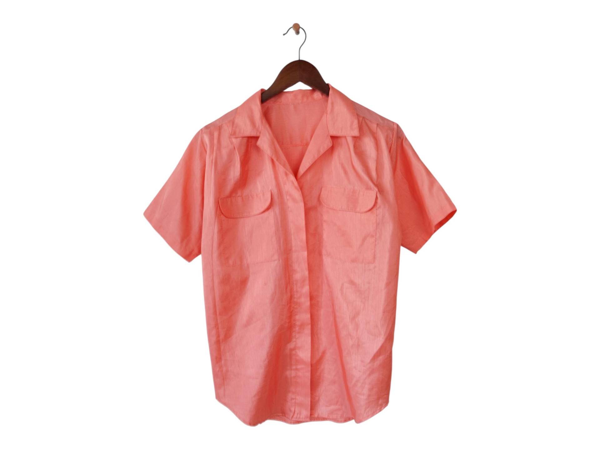 Vintage Kurzarmhemd Größe S von VintageHouseBerlin