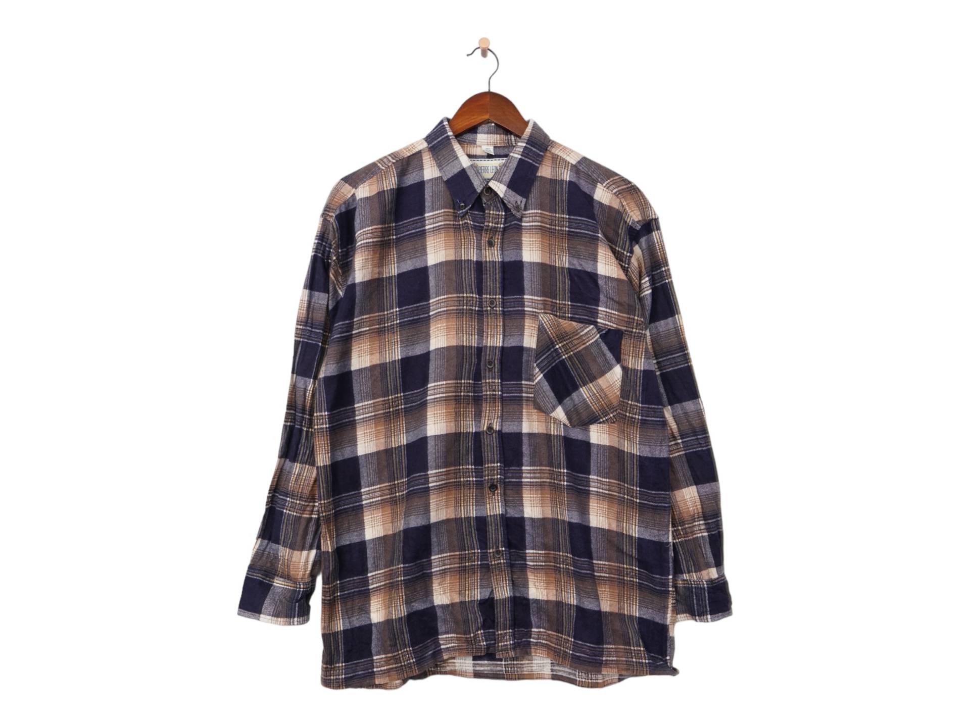 Vintage Pierre Leon Langarm Flanellhemd Größe L Vintage Pierre Leon Langarm Flanellhemd Größe L von VintageHouseBerlin