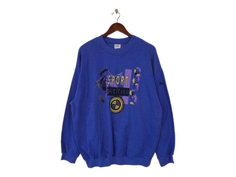 Vintage Puma Pullover Größe L-xl von VintageHouseBerlin