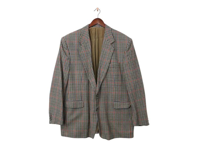 Vintage Via Cortesa Check Blazer Größe L-xl von VintageHouseBerlin