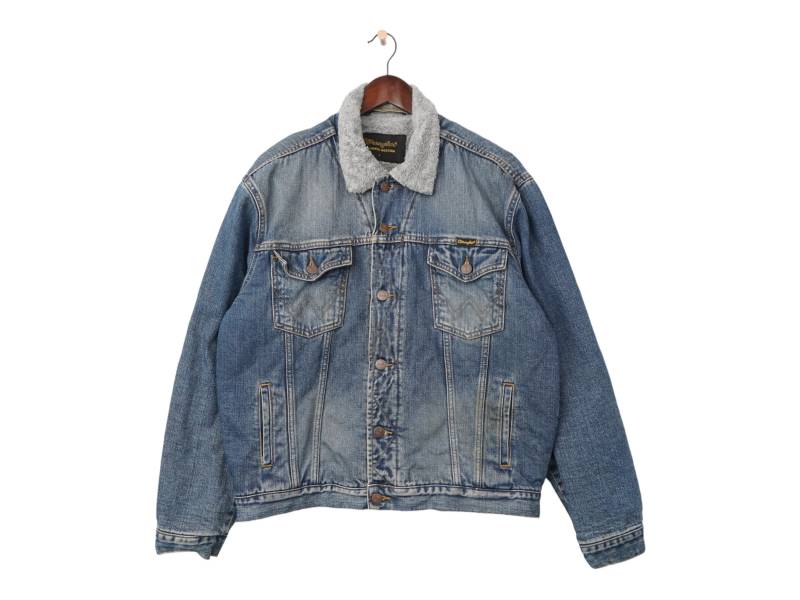 Vintage Wrangler Jeansjacke Größe L von VintageHouseBerlin