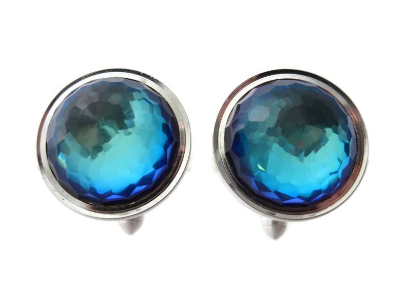 Vintage Heliotrope Strass Manschettenknöpfe - Swank Silber Ton Mesh Bräutigam Geschenk Herren Accessoires von VintageInBloom