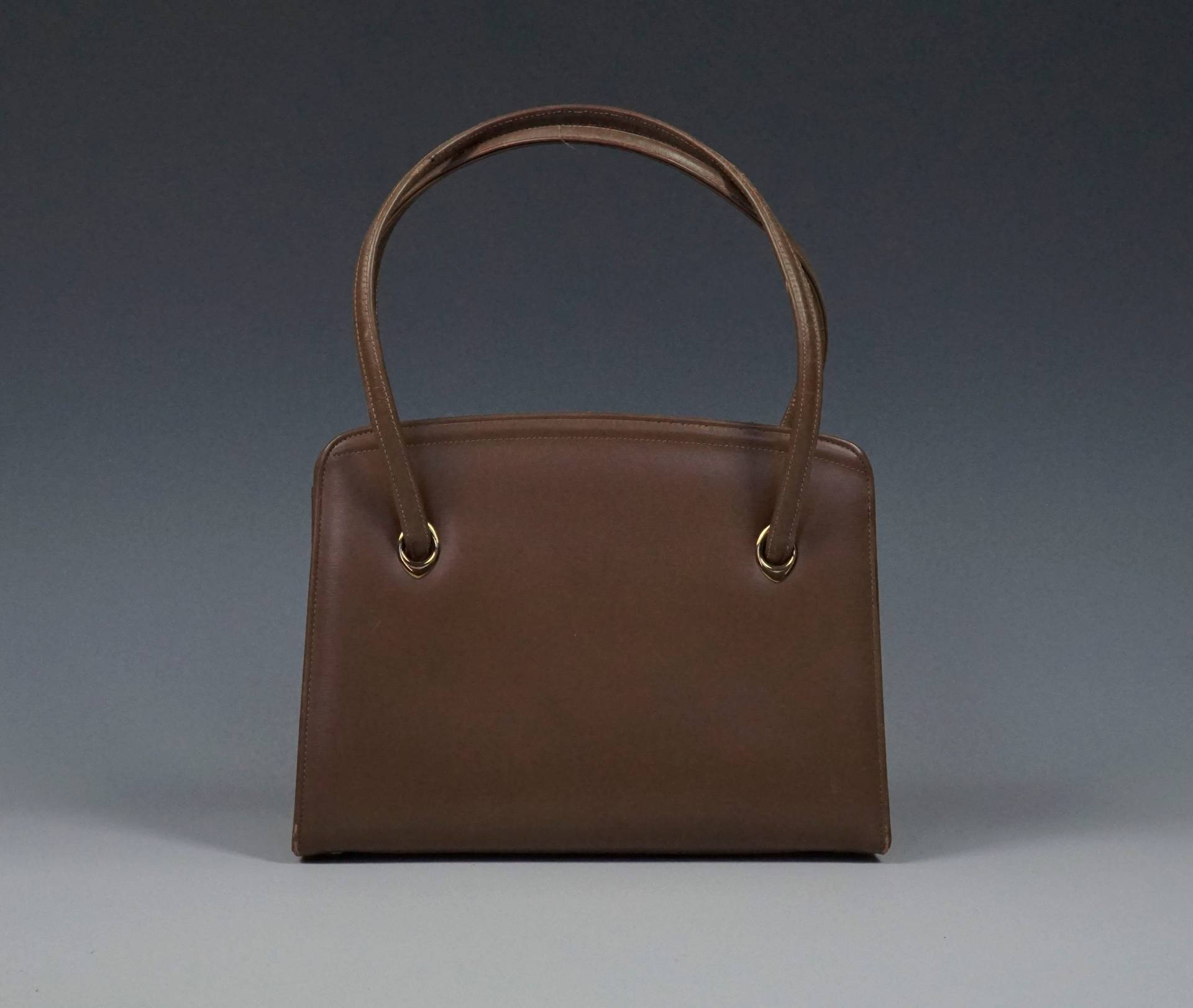 Coblentz Handtasche Geldbörse Tan Farbe Echtes Leder Vintage von VintageInquisitor