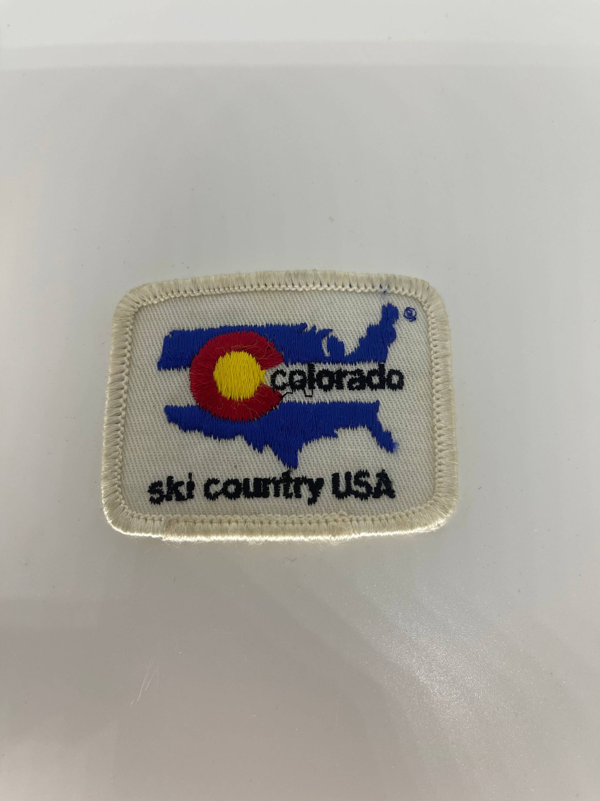 Vintage Aufnäher Bügeleisen Auf Colorado Ski Country Usa Patch Logo von VintageItems4Less